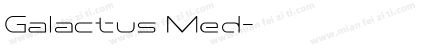 Galactus Med字体转换